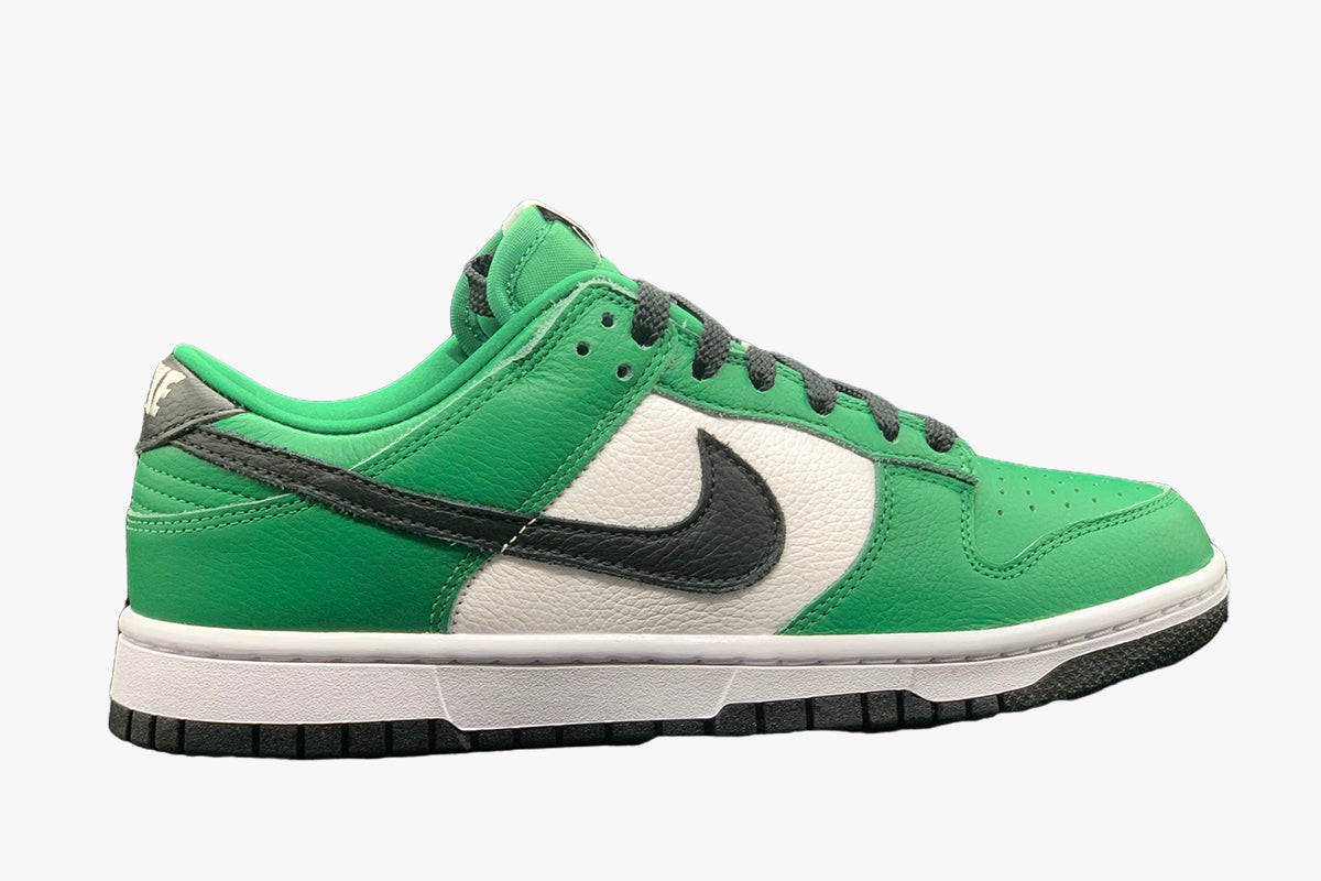 Custom Nike Dunk Low 'Hold Me Tight' White Black Green - SoleSnk